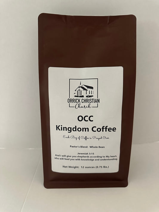 Pastor's Blend:  Whole Bean